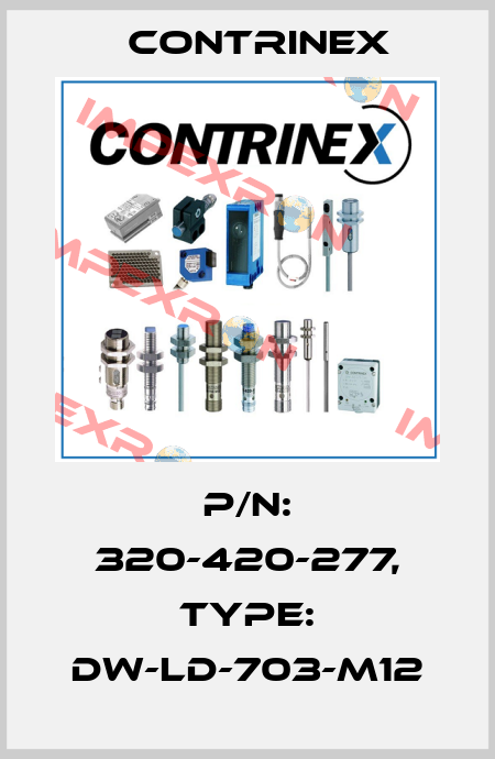 p/n: 320-420-277, Type: DW-LD-703-M12 Contrinex