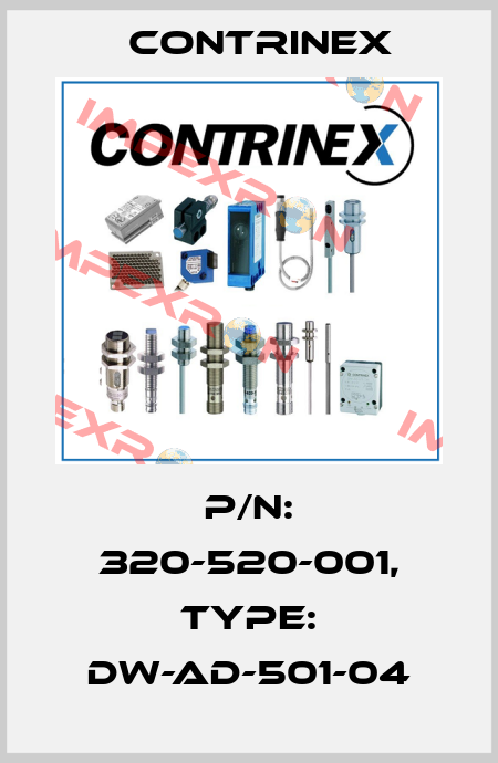 p/n: 320-520-001, Type: DW-AD-501-04 Contrinex