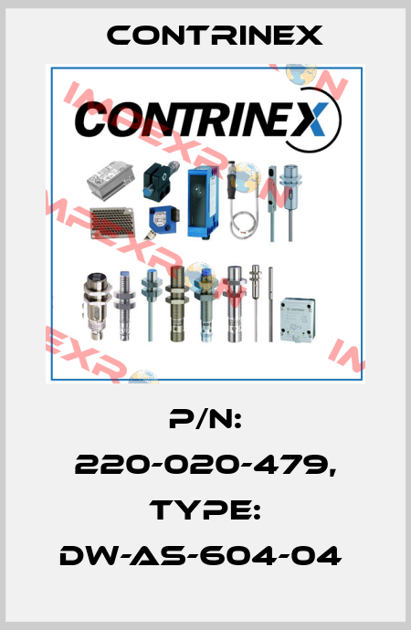 P/N: 220-020-479, Type: DW-AS-604-04  Contrinex