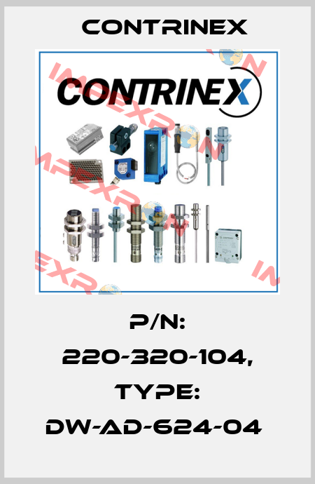 P/N: 220-320-104, Type: DW-AD-624-04  Contrinex
