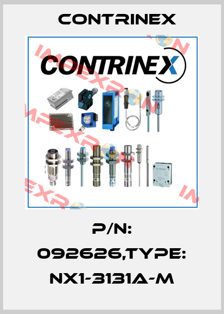 P/N: 092626,Type: NX1-3131A-M Contrinex