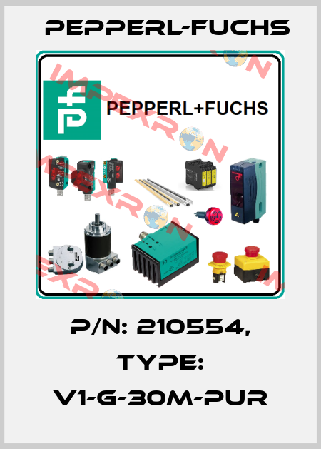 p/n: 210554, Type: V1-G-30M-PUR Pepperl-Fuchs