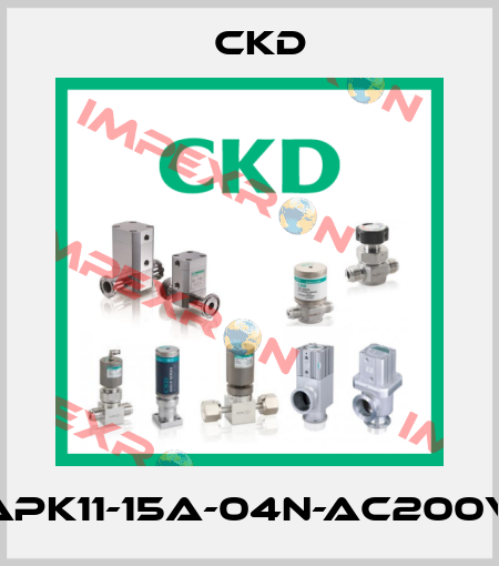 APK11-15A-04N-AC200V Ckd