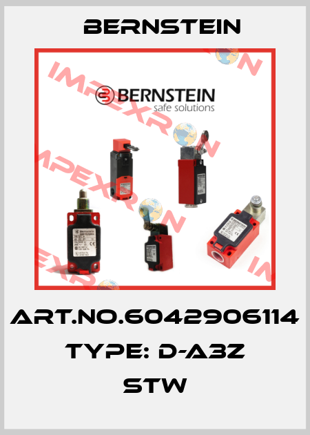 Art.No.6042906114 Type: D-A3Z STW Bernstein