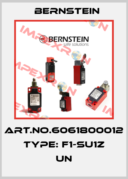 Art.No.6061800012 Type: F1-SU1Z UN Bernstein