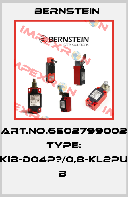 Art.No.6502799002 Type: KIB-D04P?/0,8-KL2PU          B  Bernstein