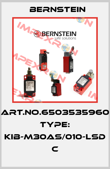 Art.No.6503535960 Type: KIB-M30AS/010-LSD            C Bernstein