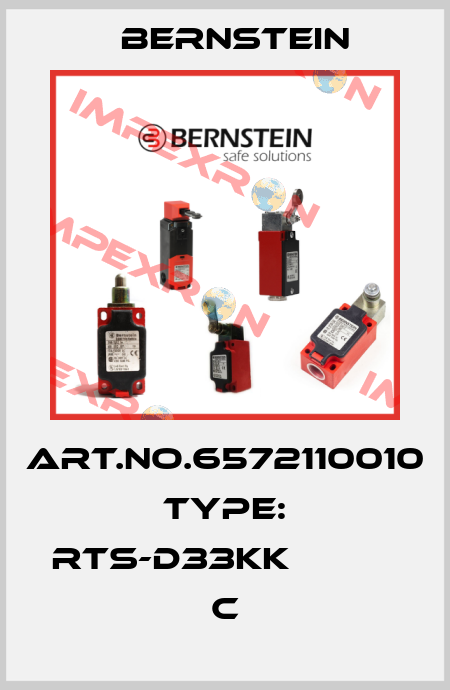Art.No.6572110010 Type: RTS-D33KK                    C Bernstein