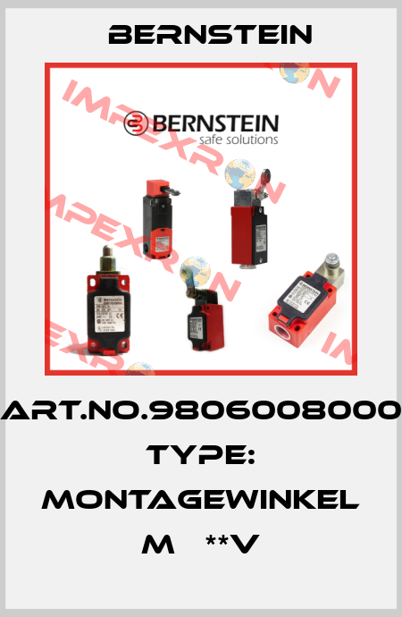 Art.No.9806008000 Type: MONTAGEWINKEL          M   **V Bernstein
