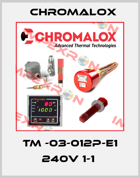 TM -03-012P-E1 240V 1-1  Chromalox