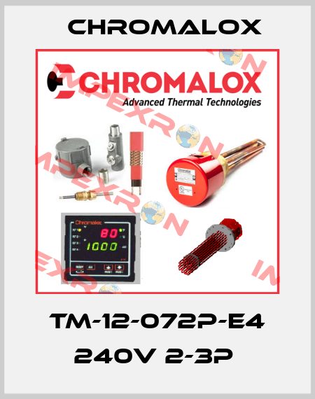 TM-12-072P-E4 240V 2-3P  Chromalox