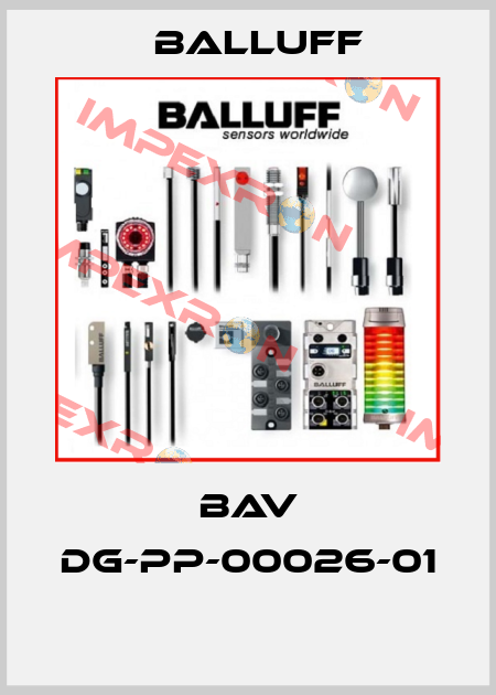 BAV DG-PP-00026-01  Balluff