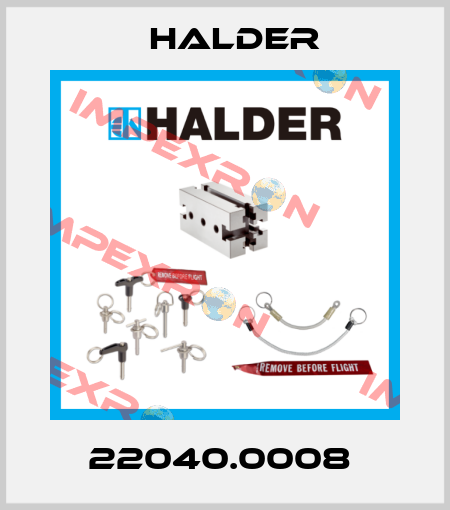 22040.0008  Halder