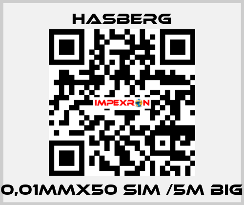 0,01MMX50 SIM /5M BIG  Hasberg