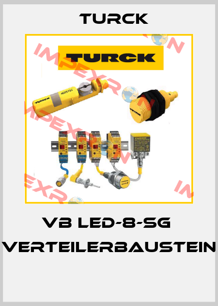 VB LED-8-SG  VERTEILERBAUSTEIN  Turck