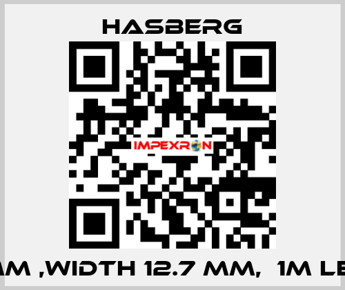 0,02MM ,WIDTH 12.7 MM,  1M LENGTH Hasberg