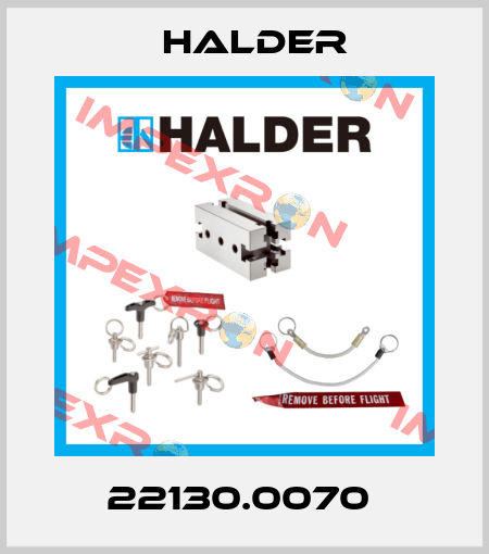 22130.0070  Halder