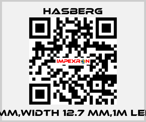 0,04MM,WIDTH 12.7 MM,1M LENGTH  Hasberg