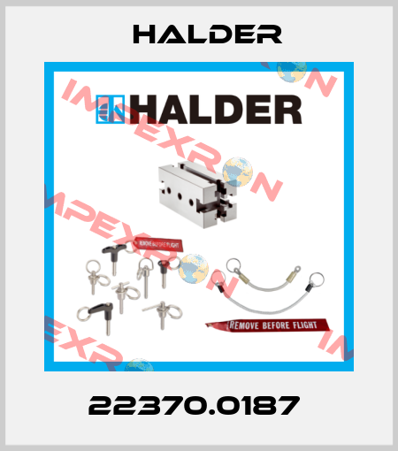22370.0187  Halder