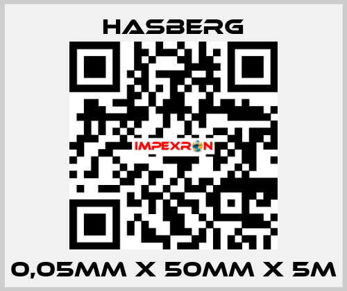 0,05MM X 50MM X 5M Hasberg