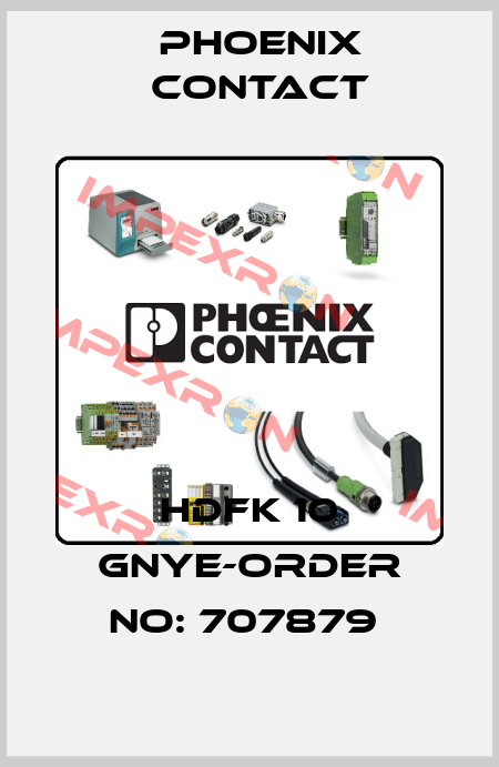 HDFK 10 GNYE-ORDER NO: 707879  Phoenix Contact