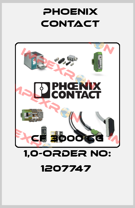 CF 3000 CG 1,0-ORDER NO: 1207747  Phoenix Contact