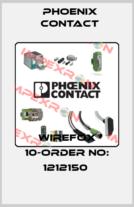 WIREFOX 10-ORDER NO: 1212150  Phoenix Contact