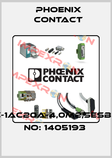 EV-T2M3PC-1AC20A-4,0M2,5ESBK00-ORDER NO: 1405193  Phoenix Contact