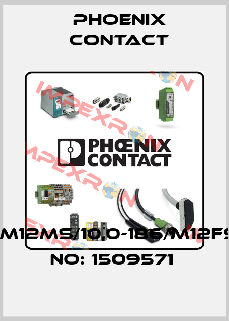 SAC-4P-M12MS/10,0-186/M12FS-ORDER NO: 1509571  Phoenix Contact