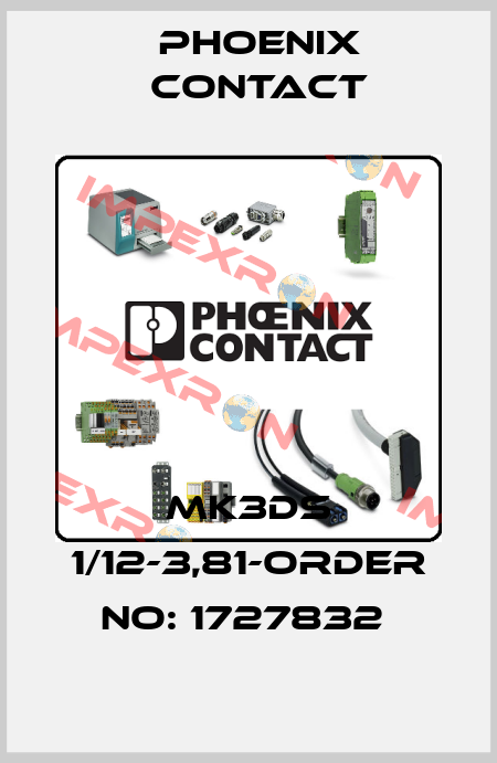 MK3DS 1/12-3,81-ORDER NO: 1727832  Phoenix Contact