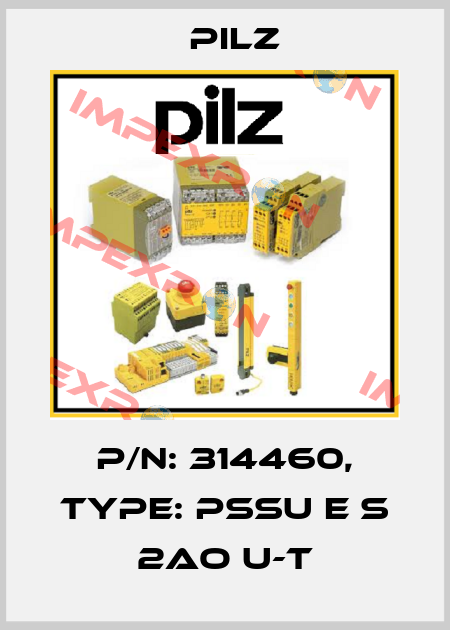 p/n: 314460, Type: PSSu E S 2AO U-T Pilz