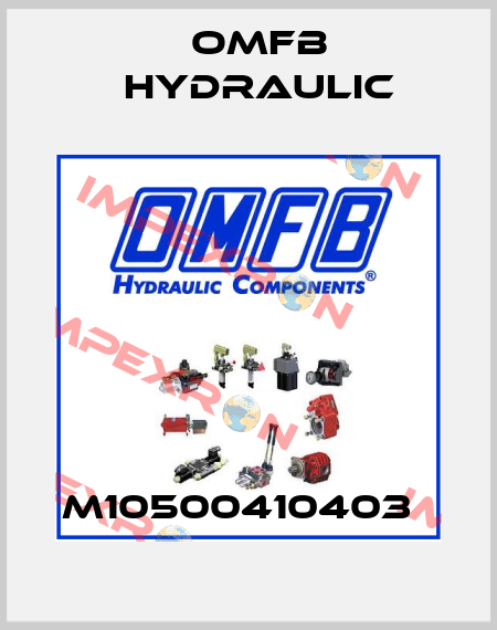 M10500410403   OMFB Hydraulic