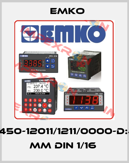 ESM-4450-12011/1211/0000-D:48x48 mm DIN 1/16  EMKO