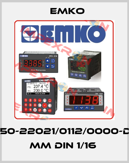 ESM-4450-22021/0112/0000-D:48x48 mm DIN 1/16  EMKO