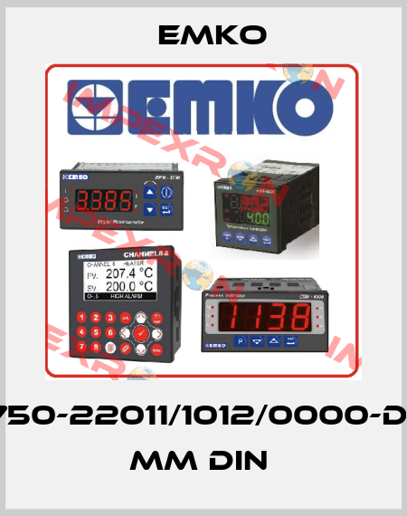 ESM-7750-22011/1012/0000-D:72x72 mm DIN  EMKO