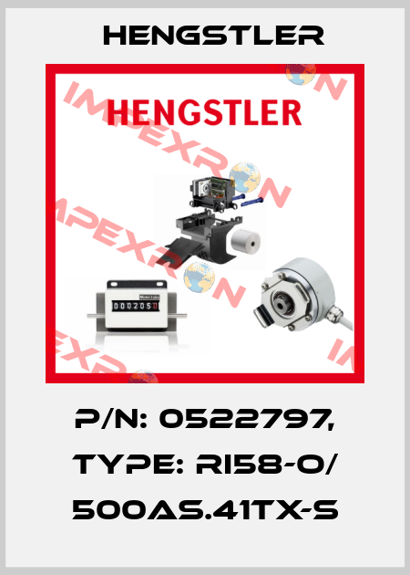 p/n: 0522797, Type: RI58-O/ 500AS.41TX-S Hengstler