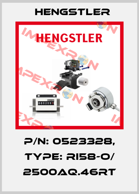 p/n: 0523328, Type: RI58-O/ 2500AQ.46RT Hengstler