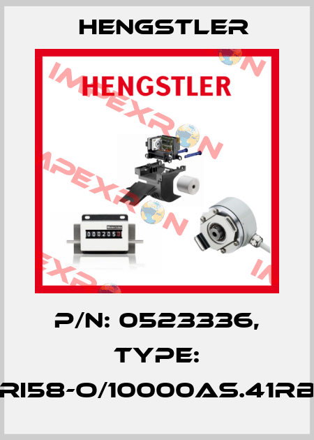 p/n: 0523336, Type: RI58-O/10000AS.41RB Hengstler