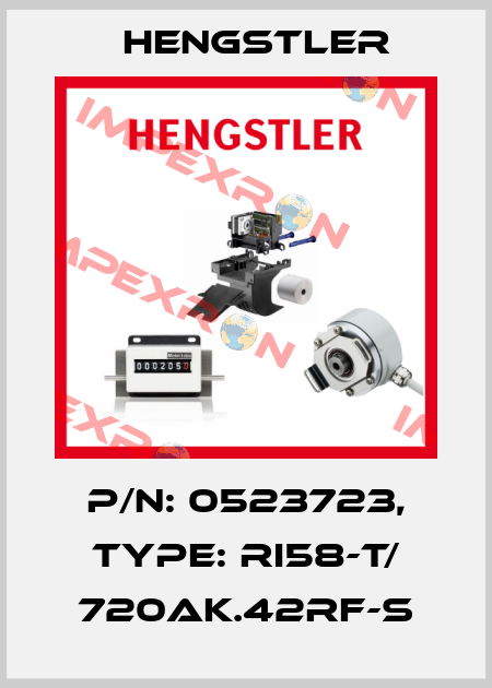 p/n: 0523723, Type: RI58-T/ 720AK.42RF-S Hengstler