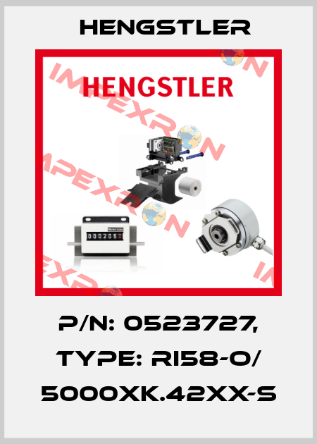 p/n: 0523727, Type: RI58-O/ 5000XK.42XX-S Hengstler