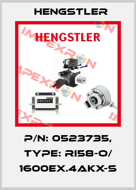 p/n: 0523735, Type: RI58-O/ 1600EX.4AKX-S Hengstler