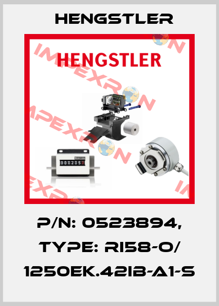 p/n: 0523894, Type: RI58-O/ 1250EK.42IB-A1-S Hengstler