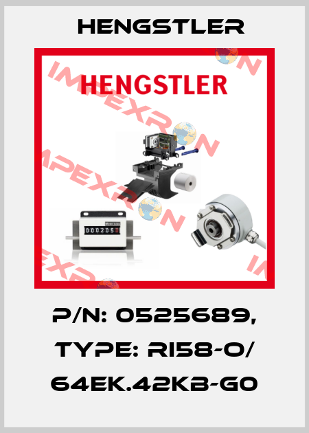 p/n: 0525689, Type: RI58-O/ 64EK.42KB-G0 Hengstler
