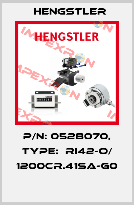 P/N: 0528070, Type:  RI42-O/ 1200CR.41SA-G0  Hengstler