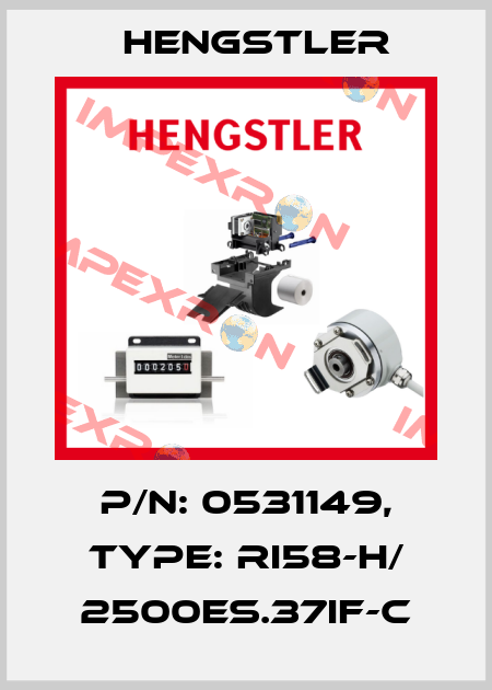 p/n: 0531149, Type: RI58-H/ 2500ES.37IF-C Hengstler