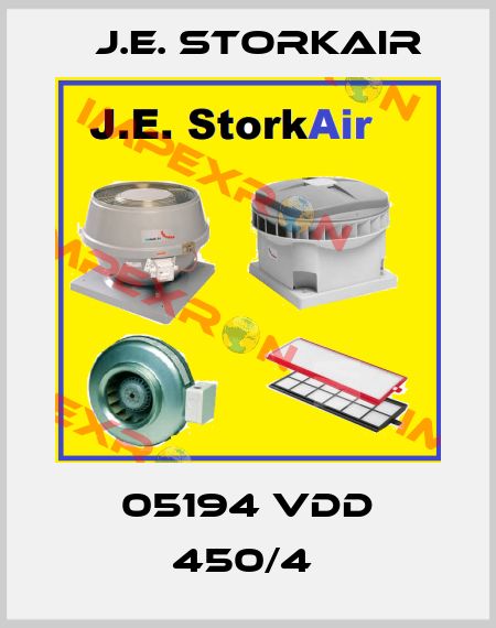 05194 VDD 450/4  J.E. Storkair