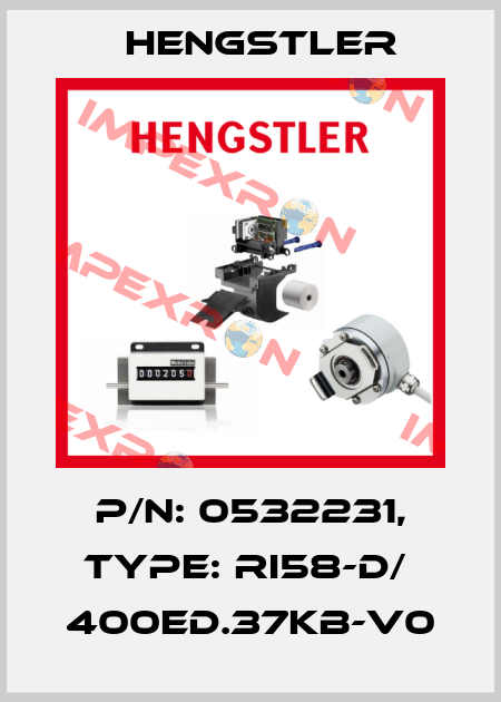 p/n: 0532231, Type: RI58-D/  400ED.37KB-V0 Hengstler