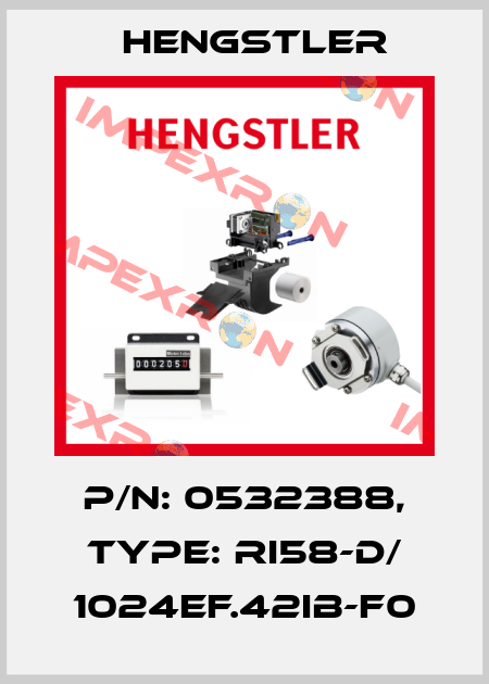 p/n: 0532388, Type: RI58-D/ 1024EF.42IB-F0 Hengstler