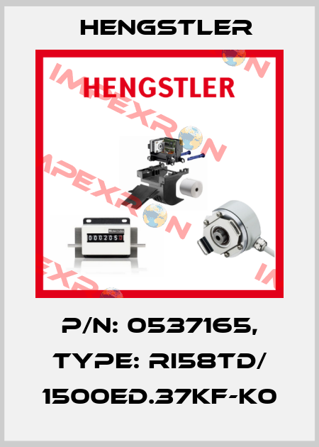 p/n: 0537165, Type: RI58TD/ 1500ED.37KF-K0 Hengstler