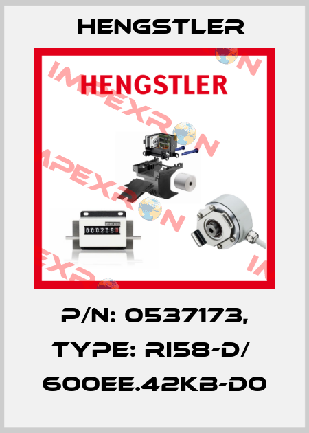 p/n: 0537173, Type: RI58-D/  600EE.42KB-D0 Hengstler